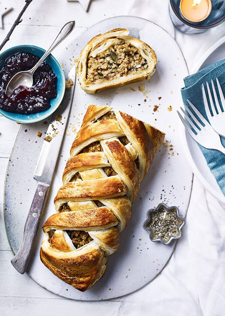 Vegan Sausage Plait