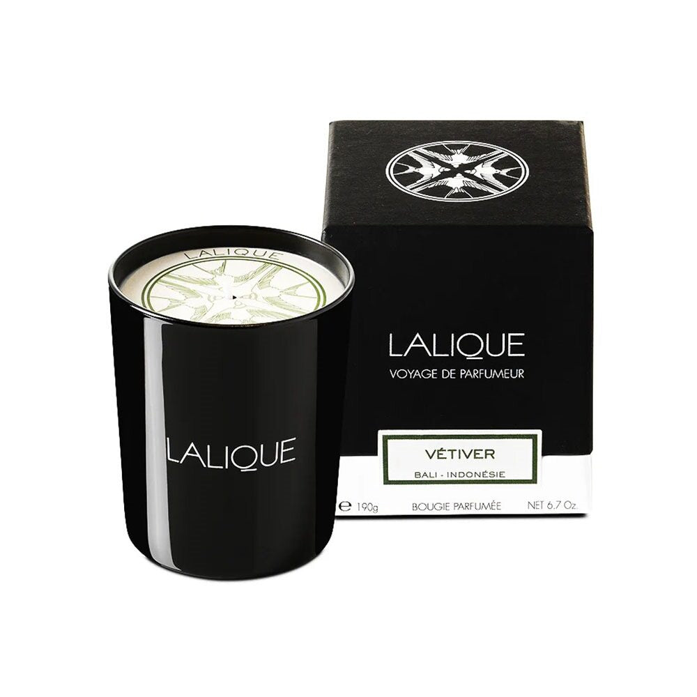 Lalique Candle 190g - Vetiver Bali