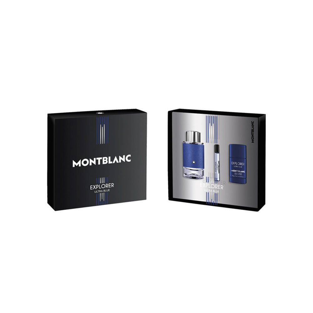 Mont Blanc Explorer Ultra Blue Gift Set