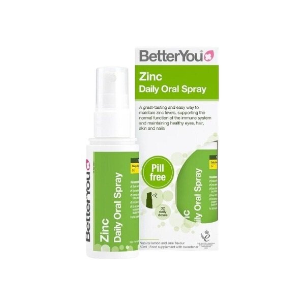 BetterYou Zinc Daily Oral Spray, Natural Lemon & Lime 50ml