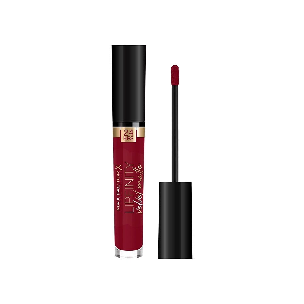 Max Factor Lipfinity Velvet Matte Liquid Lipstick 3.5ml - 90 Red Allure