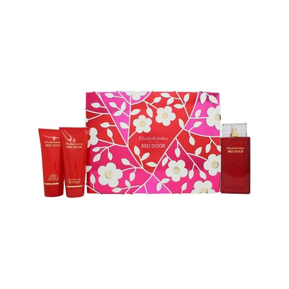 Elizabeth Arden Red Door Gift Set 100ml EDT + 100ml Shower Gel + 100ml Body Lotion
