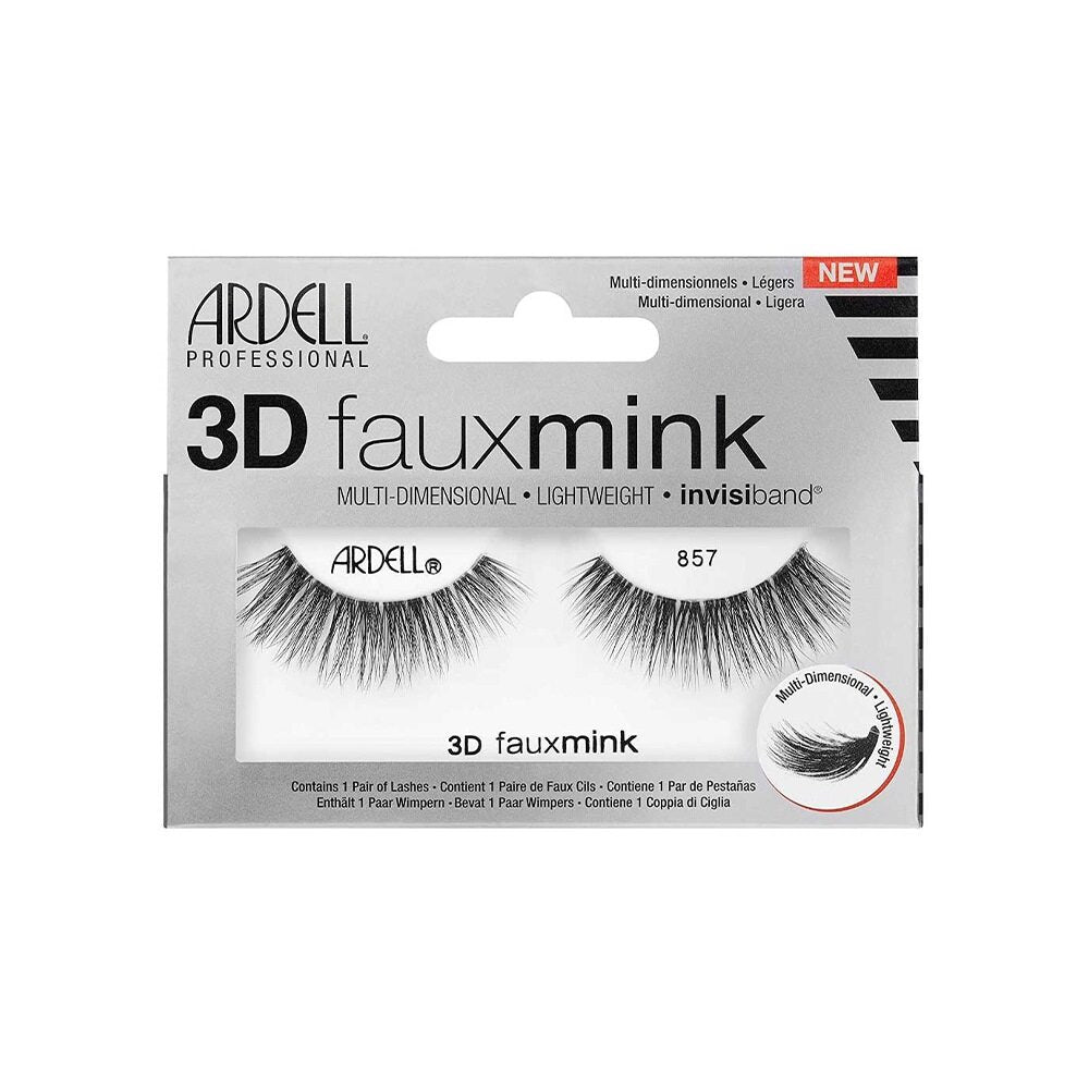 Ardell Multi-Dimensional 3D Faux Mink False Lashes - Black 857