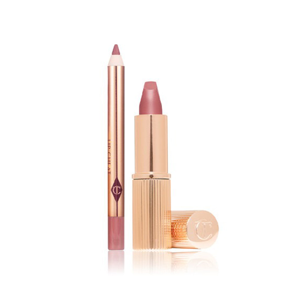 Charlotte Tilbury Pillow Talk Lip Kit 0.8g Lip Liner + 1.5g Lipstick