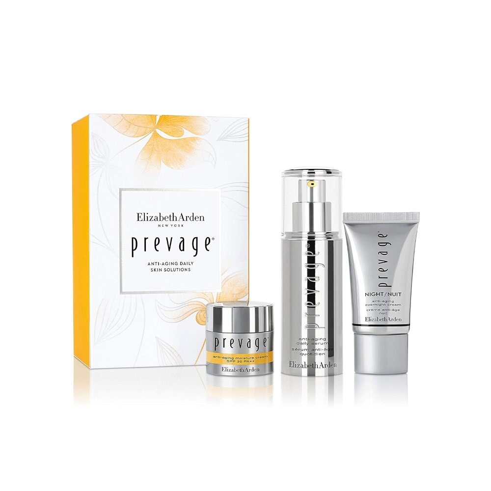 Elizabeth Arden Prevage Gift Set 30ml Daily Serum + 15ml Moisture Cream SPF30 + 15ml Overnight Cream