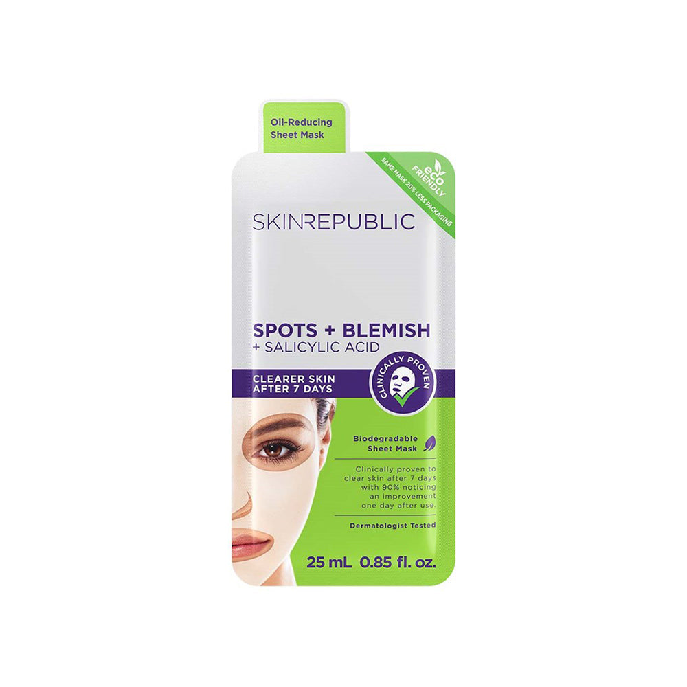 Skin Republic Spots and Blemish Anti-Spot & Pore Refining Face Mask Sheet
