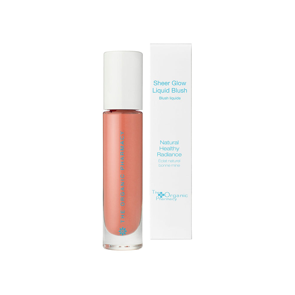 The Organic Pharmacy Sheer Glow Liquid Blush 5ml - Apricot