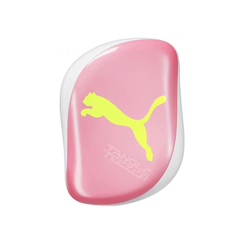 Tangle Teezer X Puma Compact Styler Detangling Hair Brush - Neon Yellow