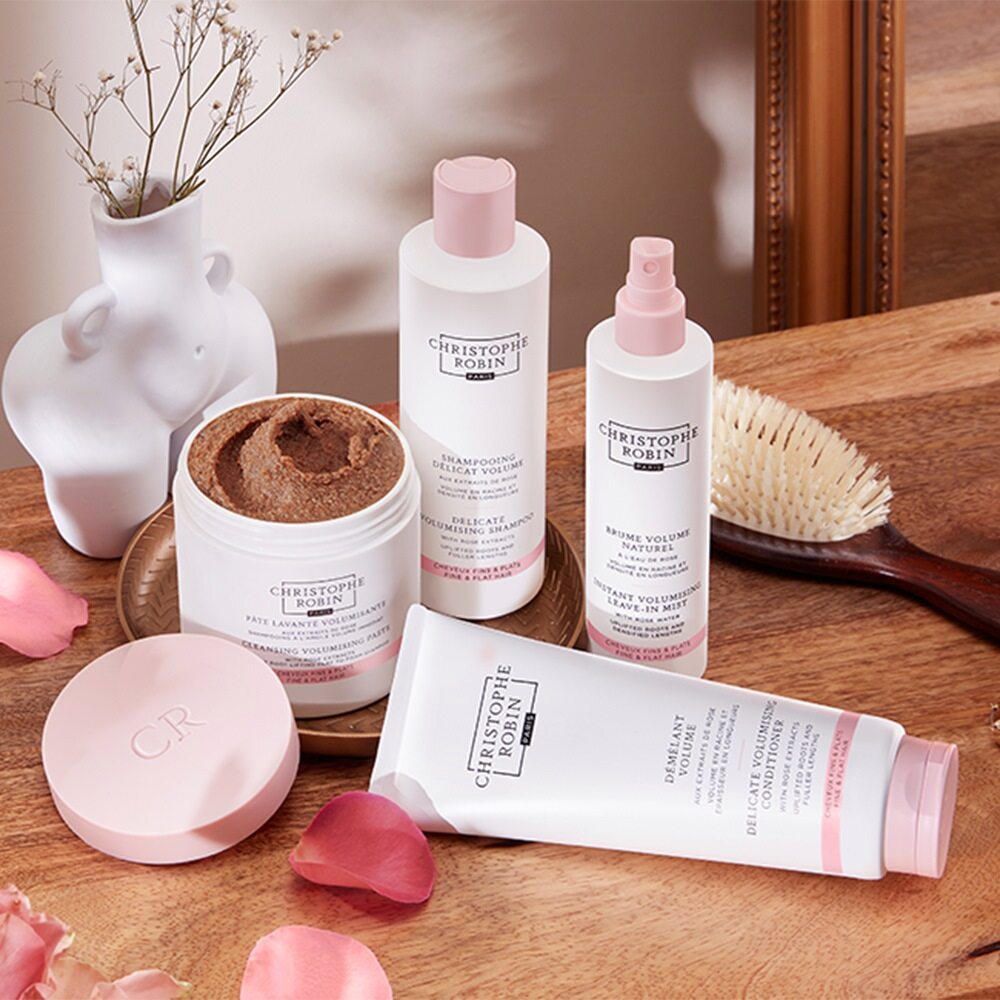 Christophe Robin Delicate Volumising Shampoo with Rose Extracts 400ml