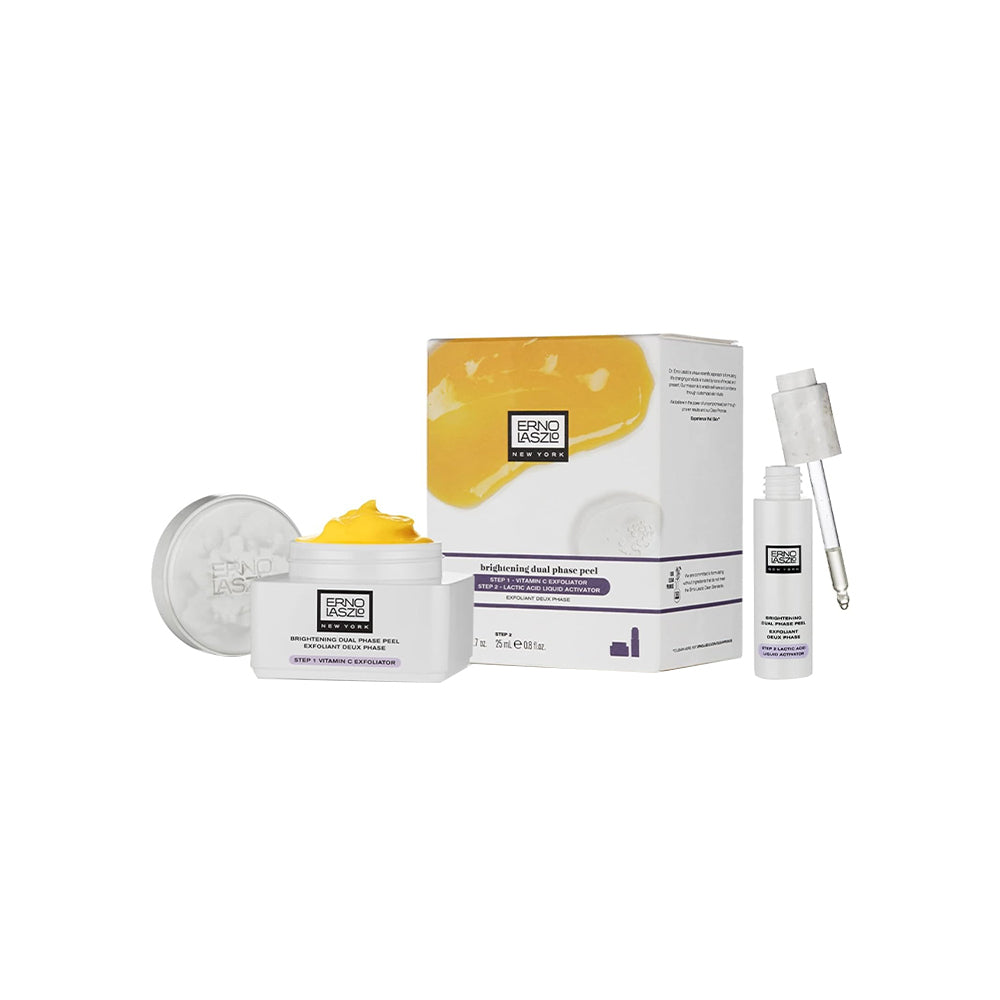 Erno Laszlo Brightening Dual-Phase Peel Gift Set 50ml Exfoliator + 25ml Peel