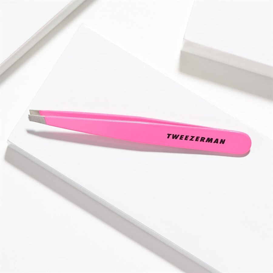 Tweezerman Slant Tweezer - Neon Pink