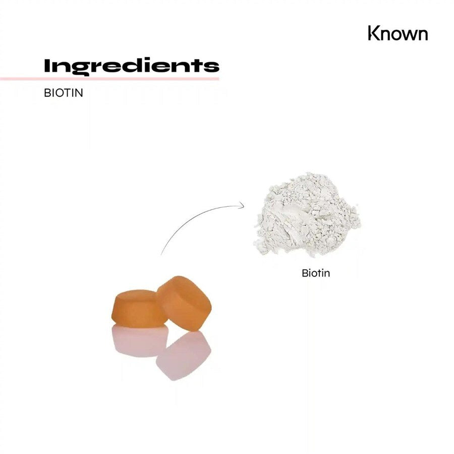 Known Biotin Vegan Gummies for Hair - 60pcs