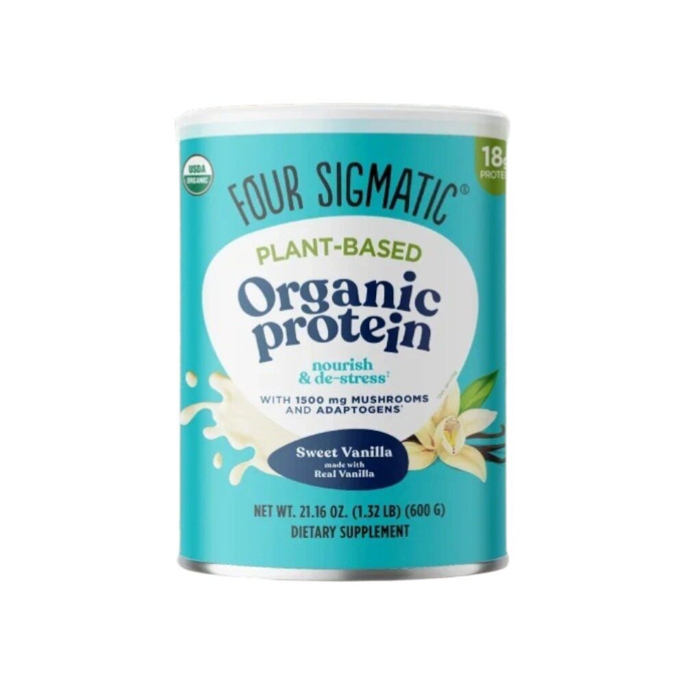 Four Sigmatic Plant Based Protein with Mushroom Sweet Vanilla 600g