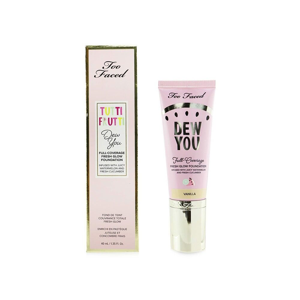 Too Faced Tutti Frutti Dew You Full-Coverage Fresh Glow Foundation 40ml - Mahogany