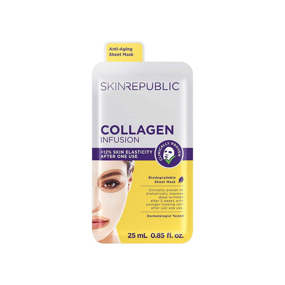 Skin Republic Collagen Infusion Face Sheet Mask