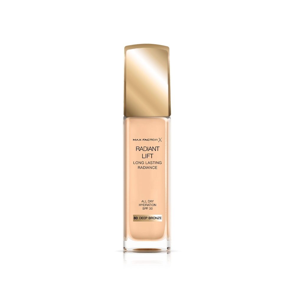 Max Factor Radiant Lift Foundation SPF30 30ml - 080 Deep Bronze