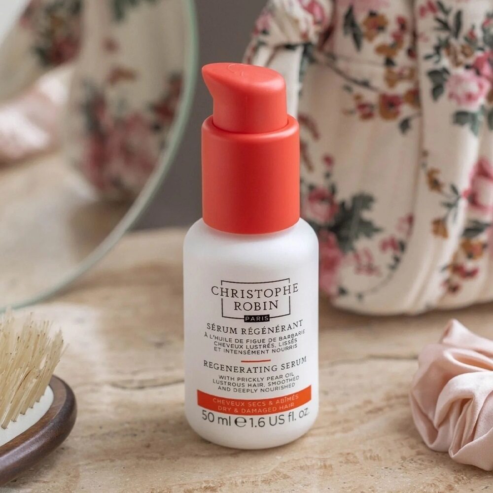 Christophe Robin Regenerating Hair Serum With Prickly Pear Oil 50ml