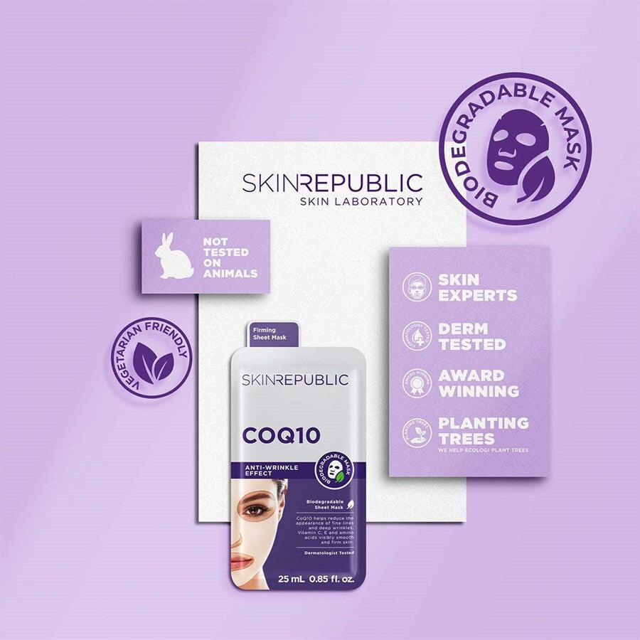 Skin Republic CoQ10 & Caviar Face Sheet Mask