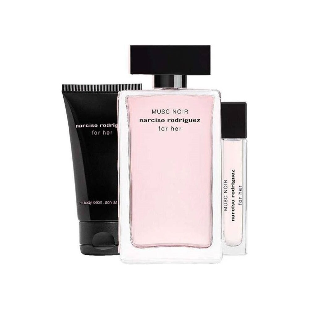 Narciso Rodriguez for Her Gift Set 100ml EDP + 10ml EDP + 50ml Body Lotion