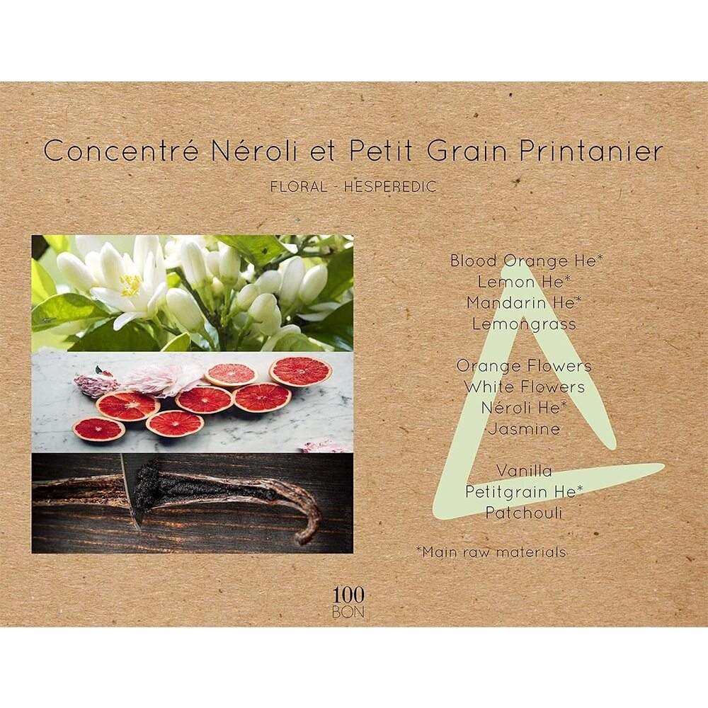 100BON Néroli & Petit Grain Printanier Refillable Eau de Parfum Concetrate 50ml
