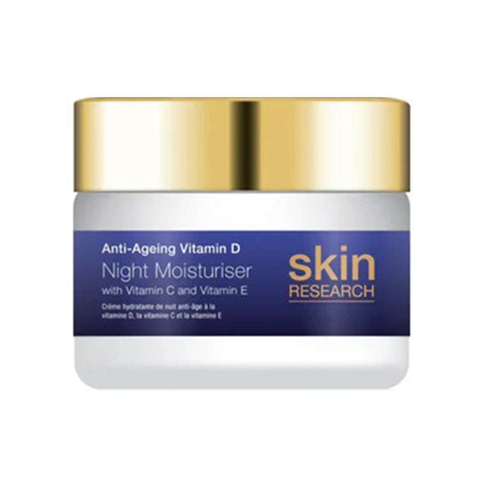 Skin Research Anti-Ageing Vitamin D With Hyaluronic Acid Vitamin C Duo Moisturiser 50ml