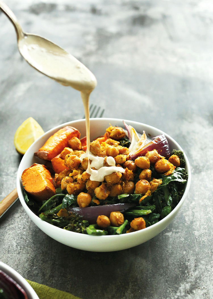 Nourishing Buddha Bowl with Maple Roasted Chickpeas