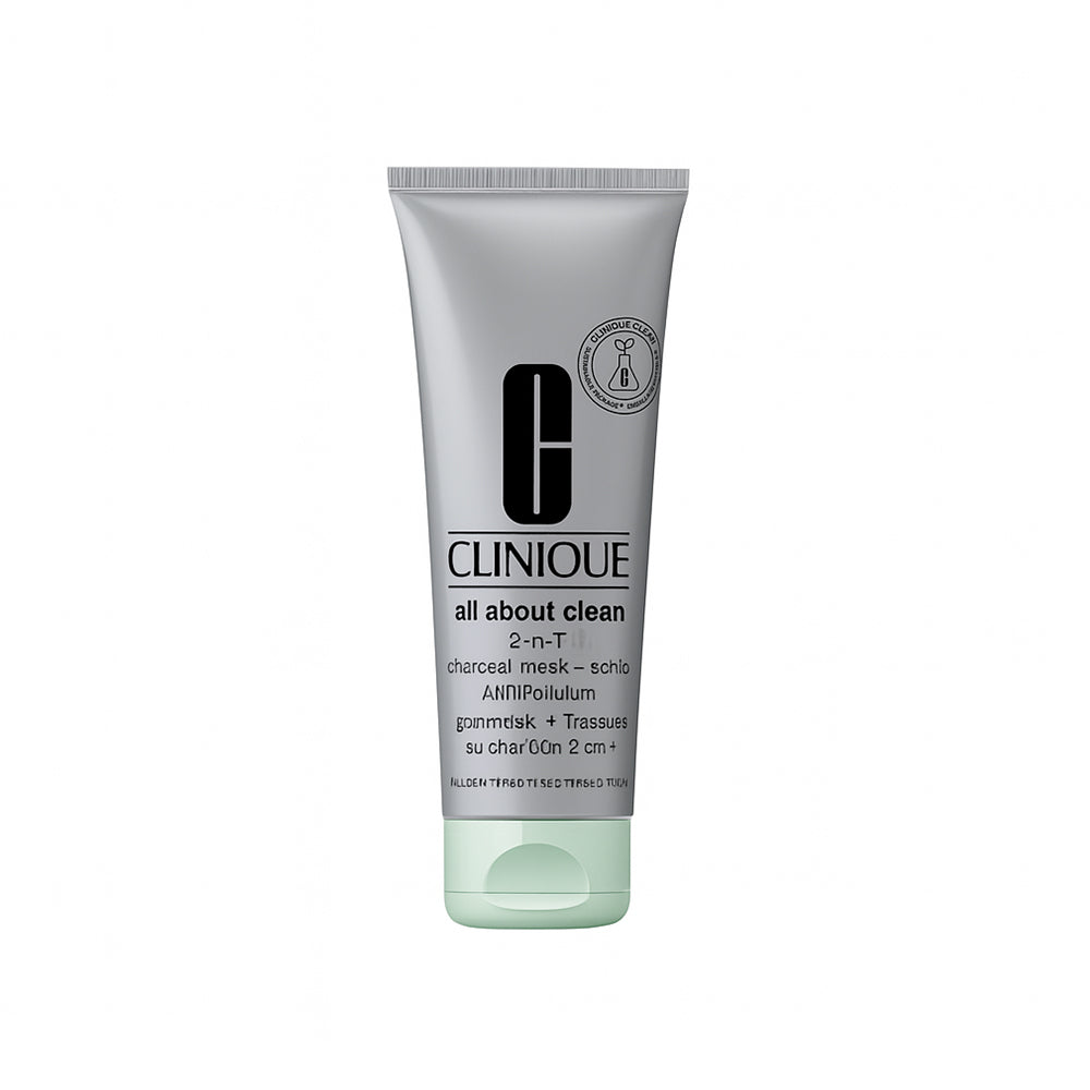 Clinique All About Clean 2-in-1 Anti-Pollution Charcoal Mask & Scrub 100ml