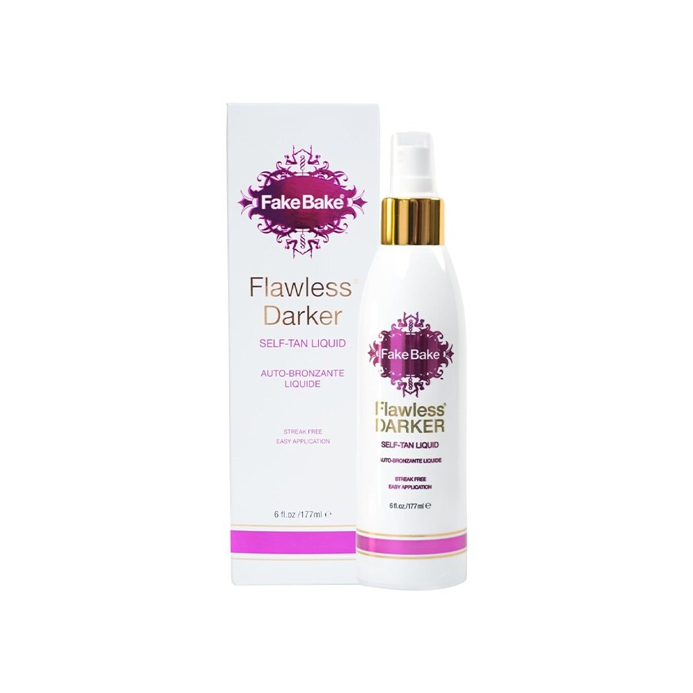 FakeBake Flawless Darker Self-Tan Liquid 177ml + Mitt