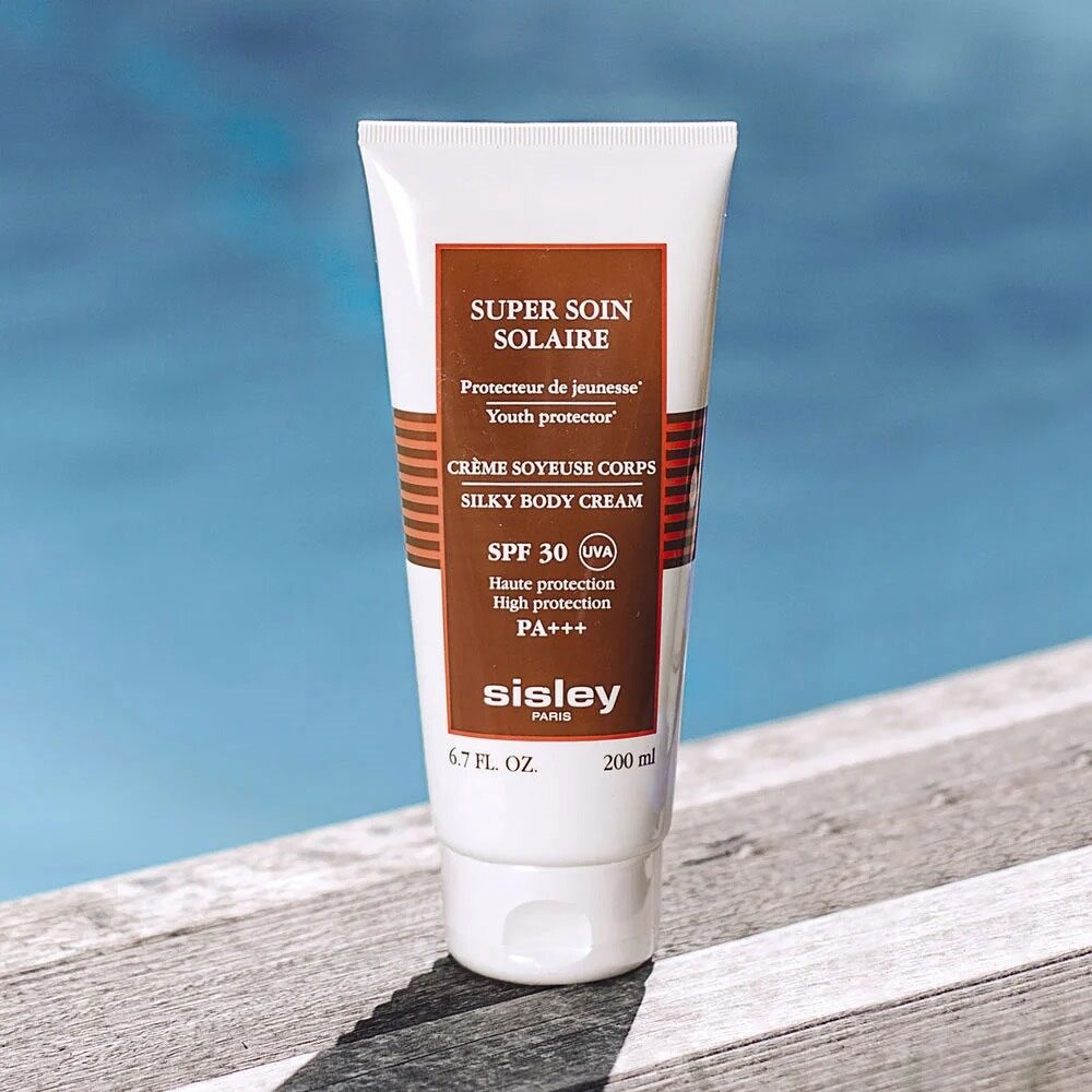 Sisley Super Soin Solaire Silky Body Sun Cream SPF30 200ml