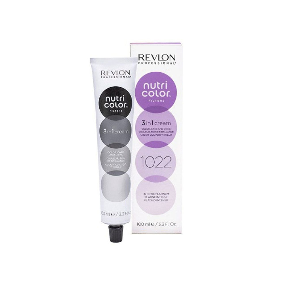 Revlon Nutri Color Filters 3 in 1 Cream Hair Colourant 100ml - 1022 Intense Platinum