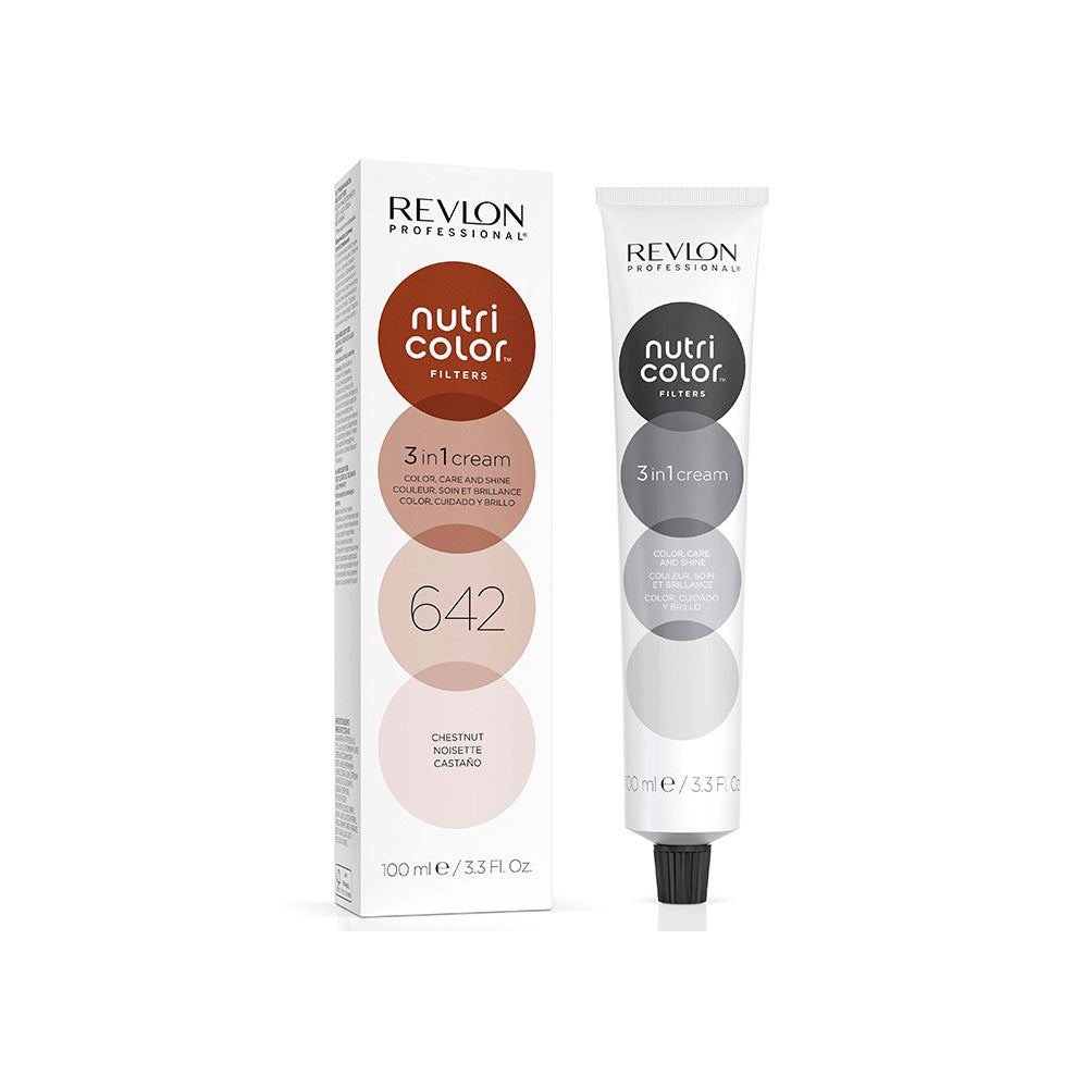 Revlon Nutri Color Filters 3 in 1 Cream Hair Colourant 100ml - 642 Chestnut