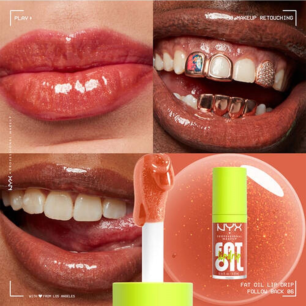 NYX Fat Oil Lip Drip Lip Gloss 4.8ml - Follow Back