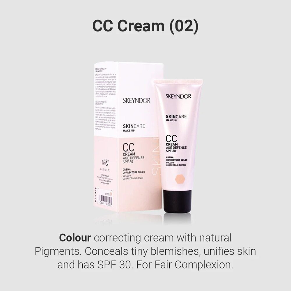 Skeyndor Skincare CC Cream Age Defence SPF30 40ml - 02