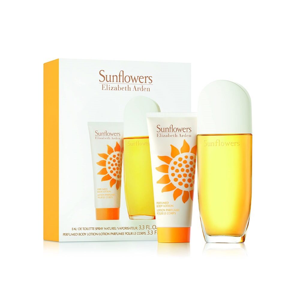 Elizabeth Arden Sunflowers Gift Set 100ml EDT + 100ml Body Lotion