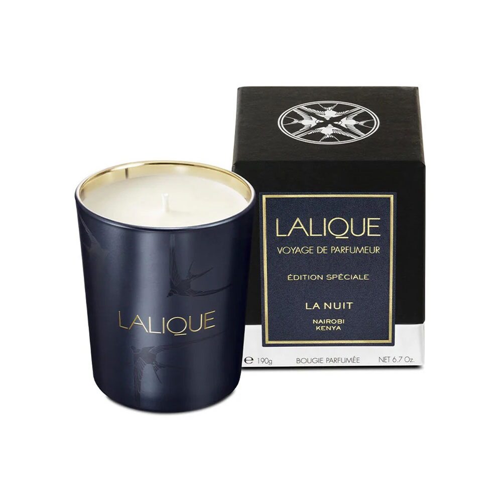 Lalique Candle 190g - La Nuit Nairobi