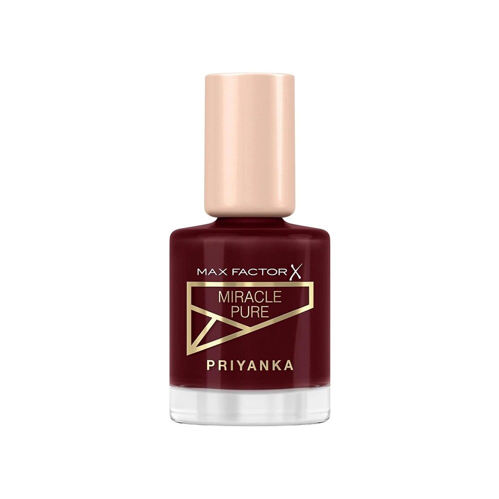 Max Factor Priyanka Miracle Pure Nail Polish 12ml - 380 Bold Rosewood