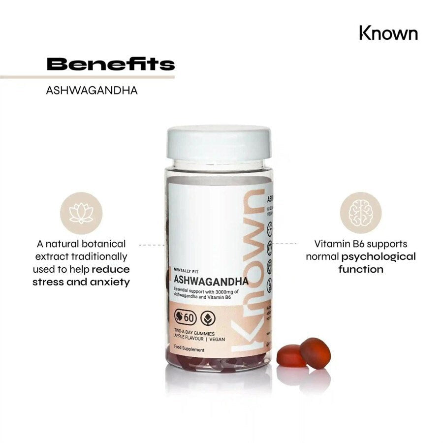 Known Ashwagandha Vegan Gummies - 60pcs