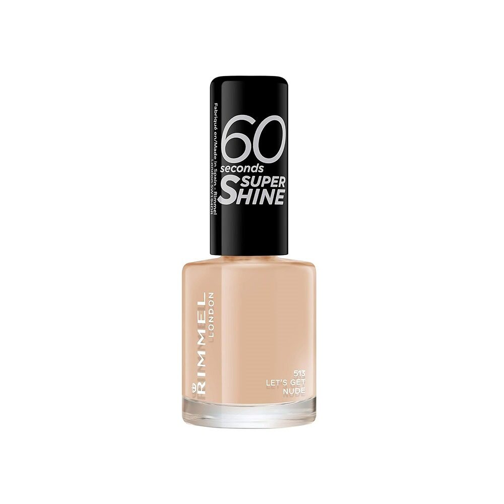 Rimmel 60 Seconds Super Shine Nail Polish 8ml - 513 Let's Get Nude