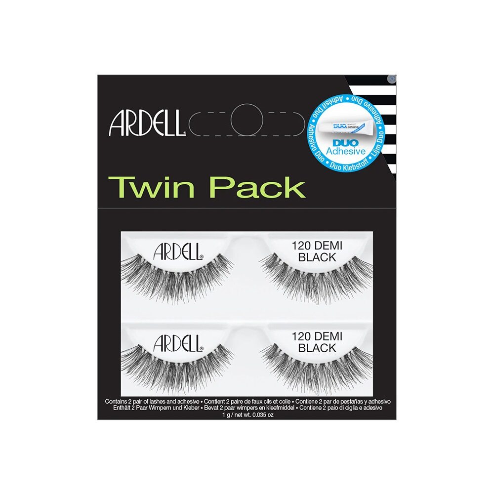 Ardell Demi Twin Pack False Eyelashes - 120 Black