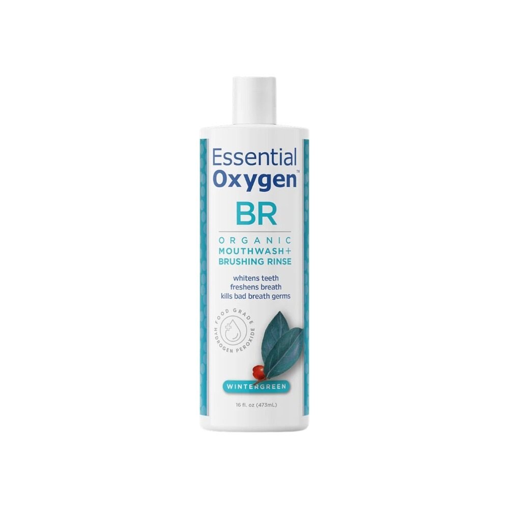 Essential Oxygen BR Mouthwash Rinse Wintergreen 473ml