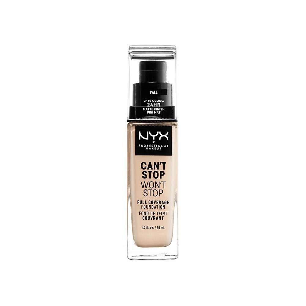 NYX Can't Stop Won't Stop Full Coverage 24H Foundation 30ml - Porcelain