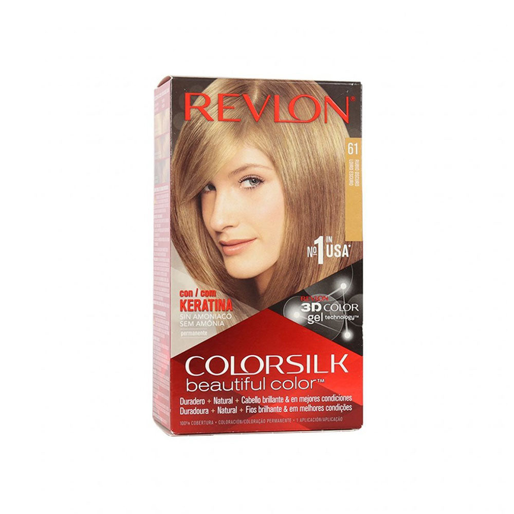 Revlon ColorSilk Permanent Hair Colour - 61 Dark Blonde