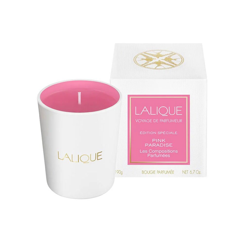 Lalique Les Compositions Parfumées Pink Paradise Candle 190g