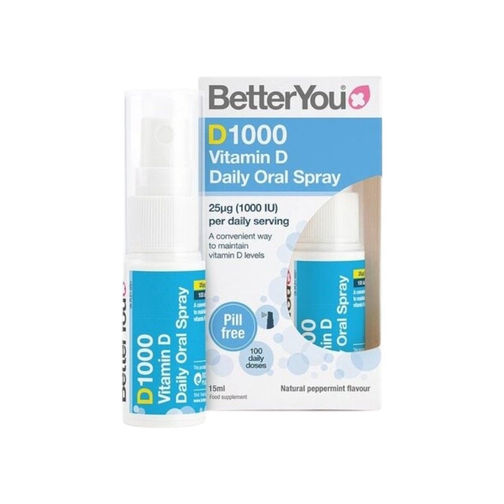 BetterYou D1000 Daily Vitamin D Oral Spray 15ml