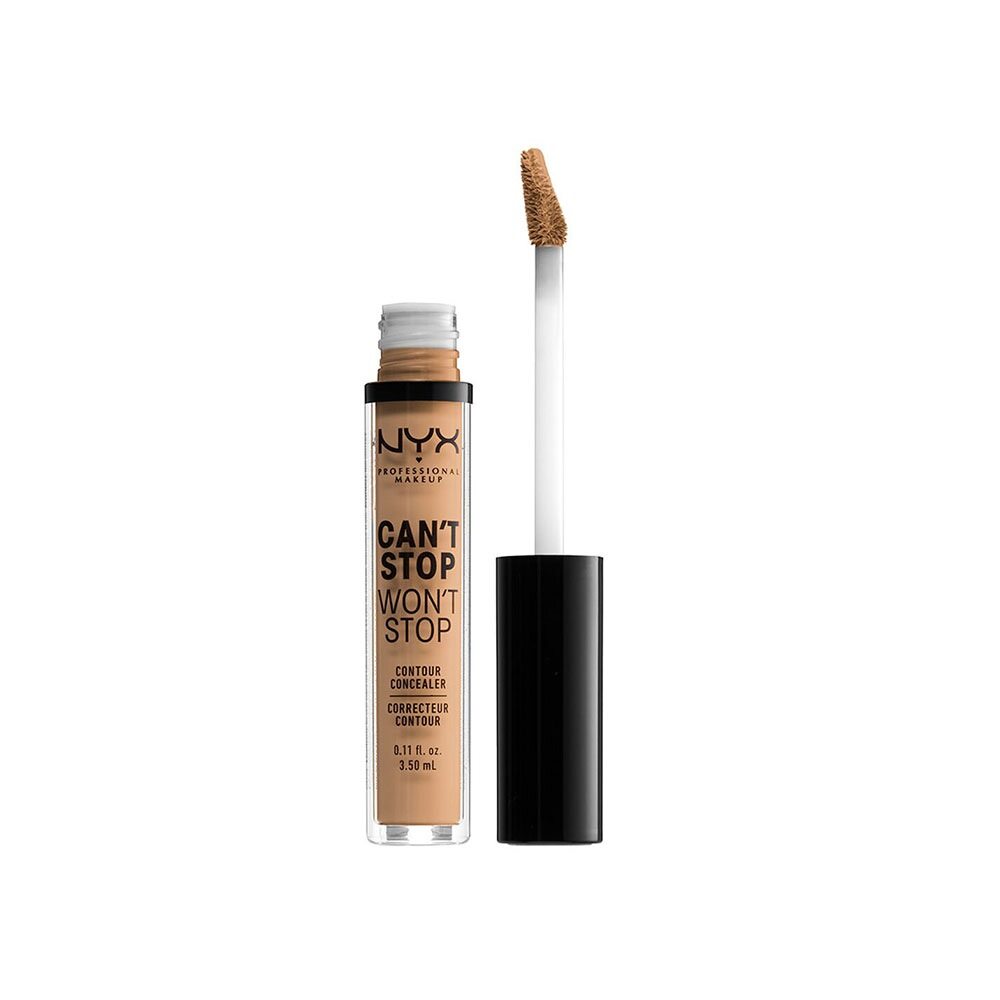 NYX Can't Stop Won't Stop Full Coverage 24H Concealer 3.5ml - Soft Beige
