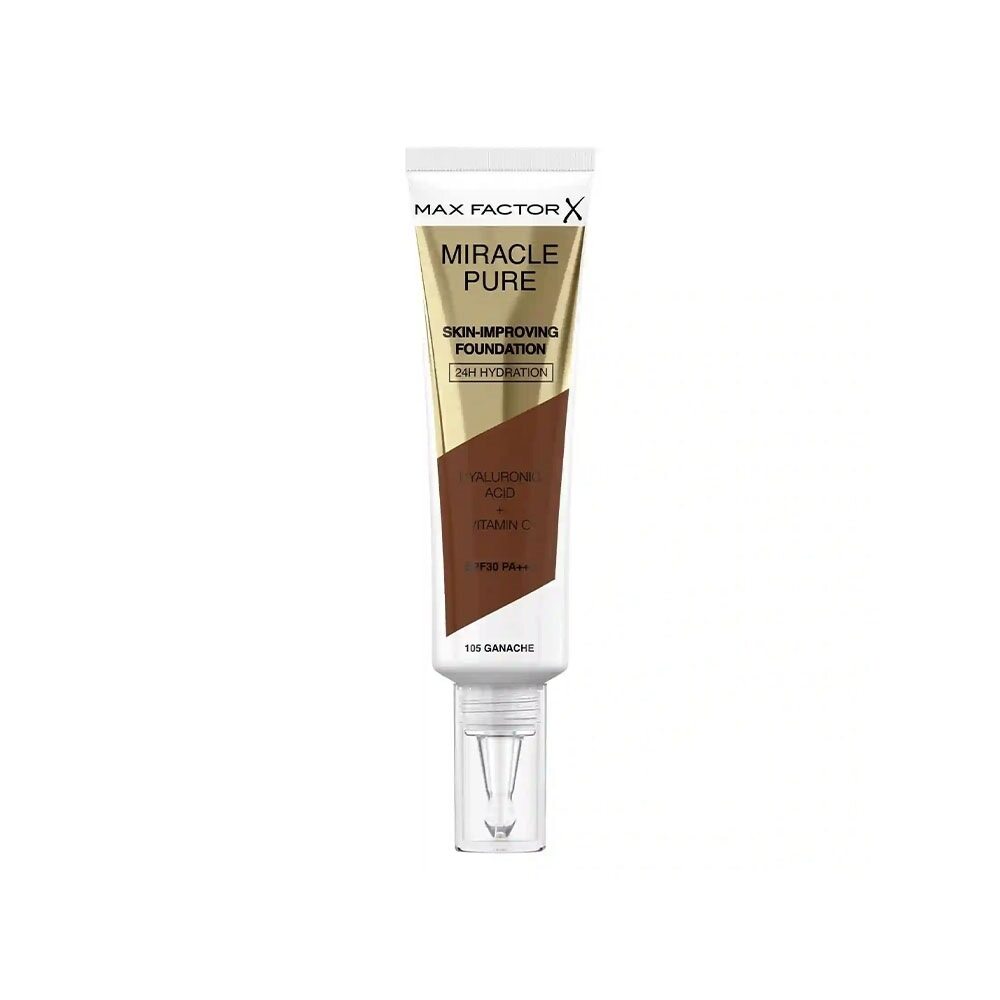 Max Factor Miracle Pure Skin-Improving Foundation SPF30 30ml - 105 Ganache
