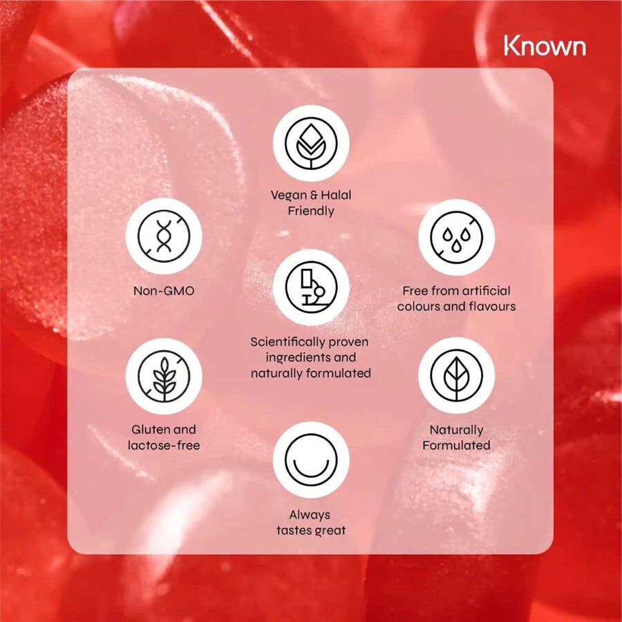 Known Skin Ageing Vegan Gummies - 60pcs