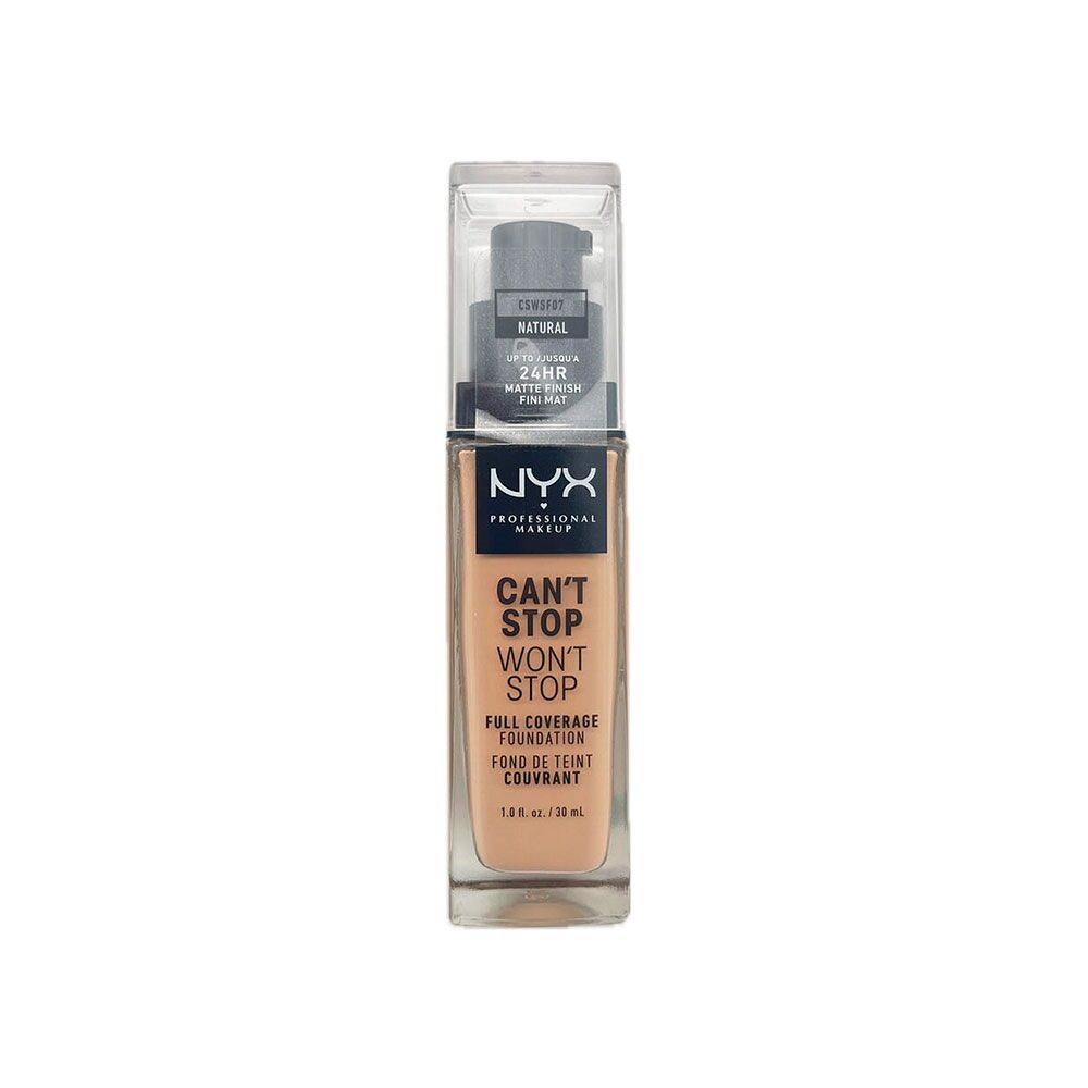 NYX Can't Stop Won't Stop Full Coverage 24H Foundation 30ml - Cappuccino