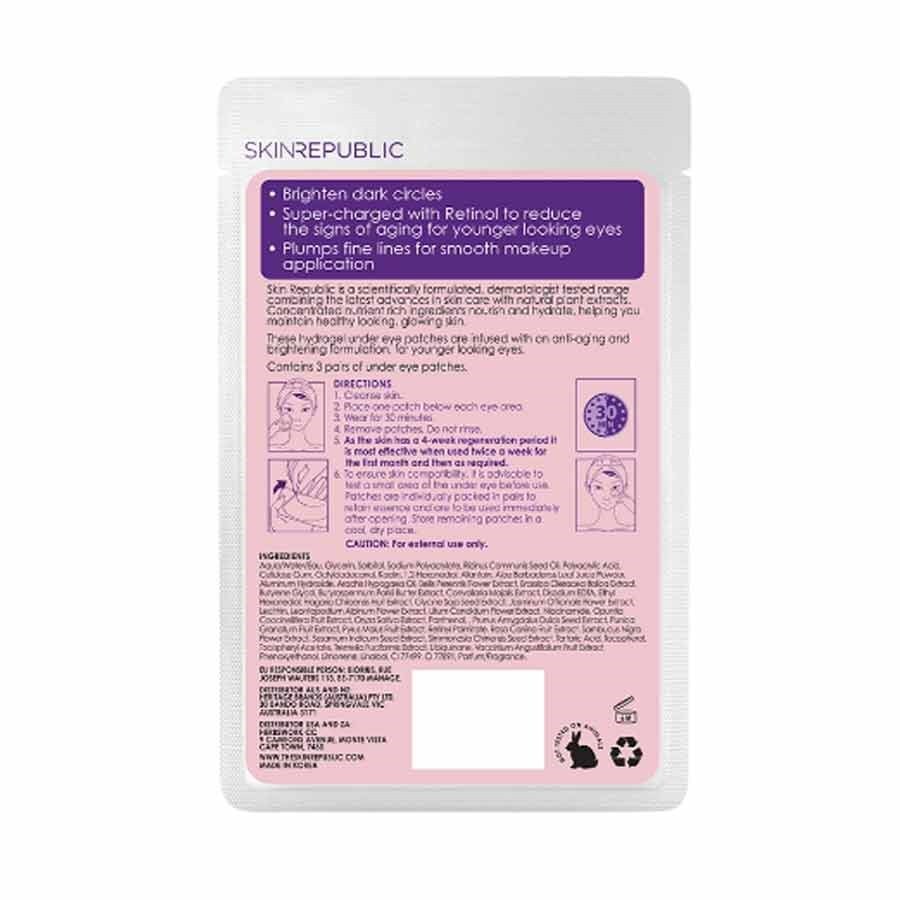 Skin Republic Retinol Under Eye Mask (3 Pack)