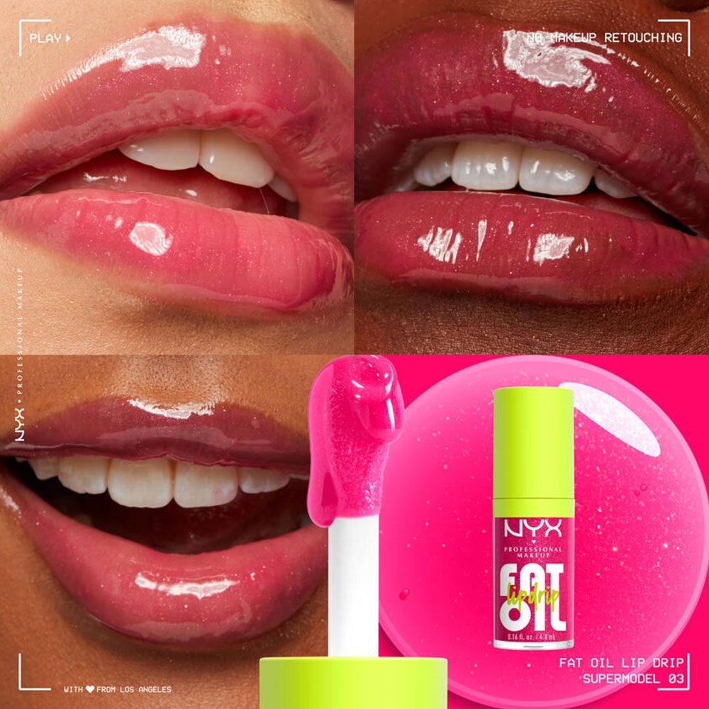 NYX Fat Oil Lip Drip Lip Gloss 4.8ml - Supermodel